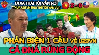 Bị Chỉ Trích Vì Thua U23VN, HLV Malaysia Phản Biện 1 Câu Khiến Cả ĐNA Rúng Động