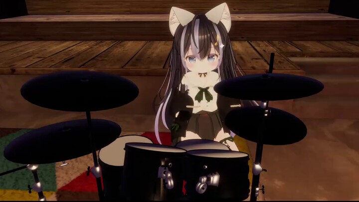 I heard that playing drums like this can make girls popular