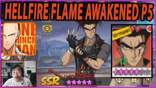 🔥🔥AWAKEN P5 HELLFIRE FLAME TERLALU OPER DEFENSE NYA [3 TURN S TENACITY]- ONE PUNCH MAN:The Strongest