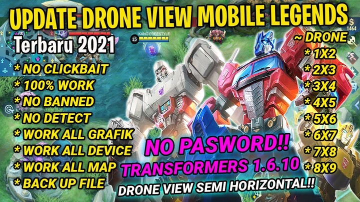 DRONE VIEW MAP MOBILE LEGENDS TERBARU 2021 - CARA MEMASANG DRONE VIEW DI MAP MOBILE LEGENDS 2021