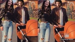 Can Yaman bonding with demet Ozdemir with Thier lovely baby