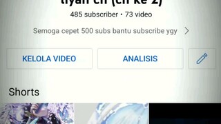 bantu subcribe channel you tube ku kalo gk mau gpp gak maksa