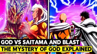 GOD'S SECRET EXPLAINED! SAITAMA AND BLAST VS GOD! - One Punch Man