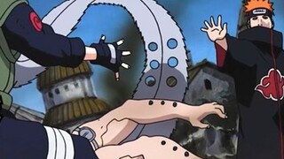 Kakashi vs. Pain, the battle between Sharingan and Samsaragan, the real technical ninja