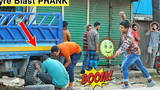 Tyre Blast PRANK กับ popping ลูกโป่ง ปฏิกิริยาบ้าในที่สาธารณะ ยางเจาะ PRANK การ์ตูนแอลทีวี