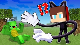 JJ Became Cartoon Cat and Attacked Mikey in Minecraft (Maizen Mazien Mizen)