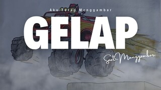 Cara Mewarnai Gambar Blaze And The Monster Machines Menggunakan Pensil Warna