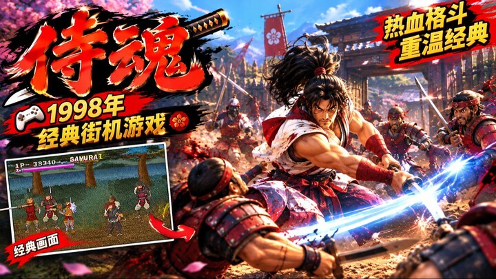 🎮 侍魂 1998年 ⚔️ 经典街机格斗！武士手持利刃迎战四方强敌，刀光剑影，热血激战，重温经典街机冒险！🔥