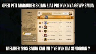 OPEN 700 PETI MARAUDER DAN CEK PRE KVK DI 1960 GANAS GANAS SEMUA EMNG INI LK