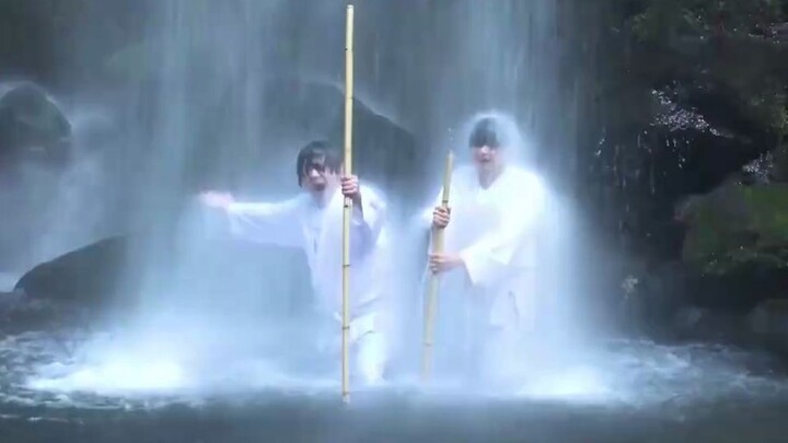 [Phụ đề tiếng Trung] Matsuoka và Shimono's Wet Body Temptation - Waterfall Training (Chương trình đặ