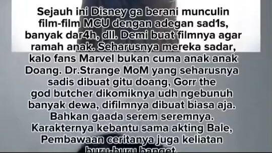 bayangin ada orang ditahun 2040 yg pgn ngikutin marvel tp hrs nonton filmnya yg dari 2008, kan wasti