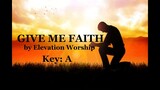 Give Me Faith- Elevation Worship Chords And Lyrics