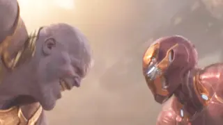 Iron Man probably didn't expect that he could hard steel Thanos