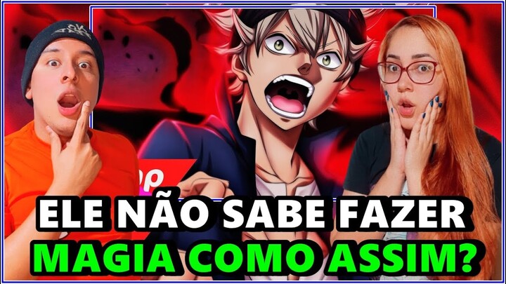 (7MZ FEZ ESS SOM FOD@) REAGINDO ao Rap do Asta (Black Clover) DO 7 MINUTOZ -  REACT EM CASAL