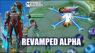 NEW ALPHA REVAMPED IS HERE | MOBILE LEGENDS