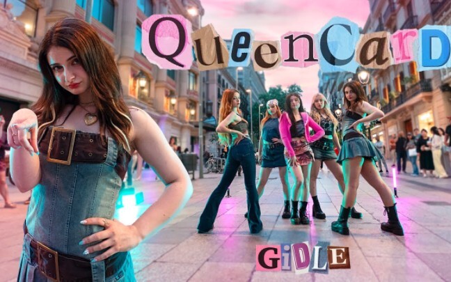 西班牙巴塞罗那街头舞团美女超辣翻跳！(G)-IDLE- QUEENCARD | Dance Cover by EST CREW from Barcelona