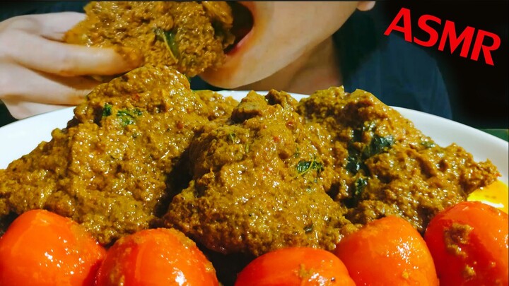 SPICY PORK LEG CURRY & WHITE RICE ll MUKBANG SOUNDS