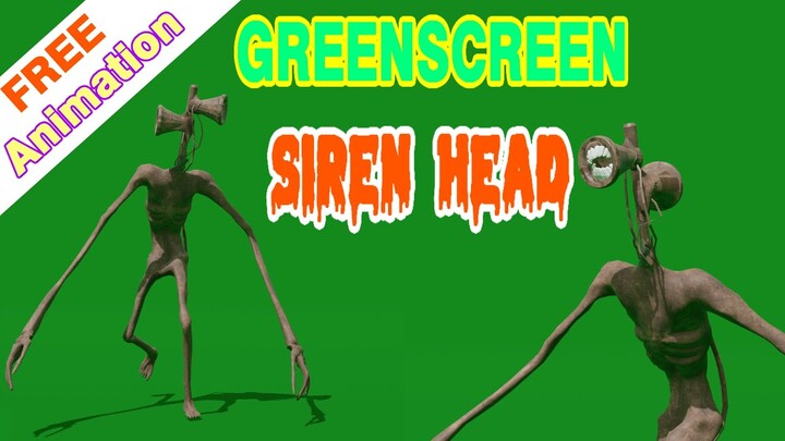 Siren Head Green Screens Horor Trevor Henderson