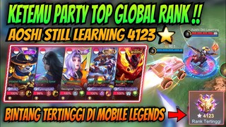 KETEMU AOSHI STILL LEARNING !! BINTANG TERTINGGI SEPANJANG SEJARAH MOBILE LEGENDS !! ⭐️4123😲