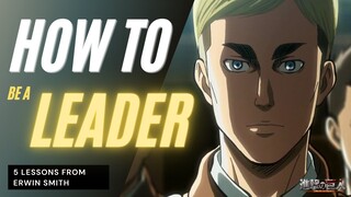 Erwin Smith Leadership Moments | Attack on Titan