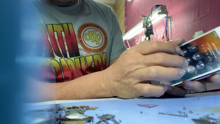 iphone 7plus hang on logo cannot enter password ( nfcsw) ic replace