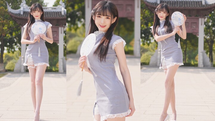 Is this cheongsam girl the sweetheart of your dream? ❀The bright moon comes into my dream
