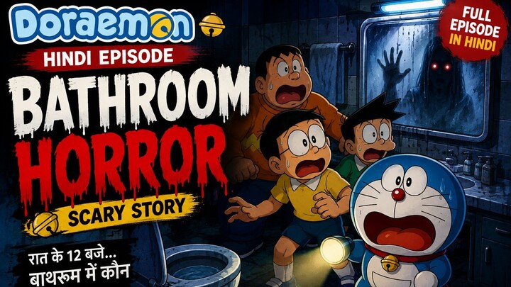 Doraemon Hindi Episode | Bathroom Horror 😱 | Scary Story