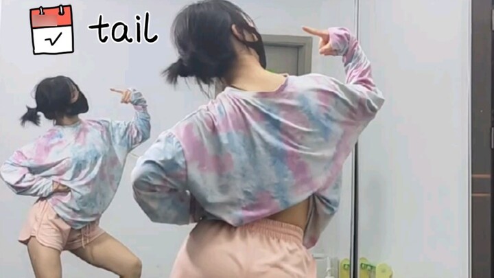 Tail flip jump, today's plan is completed. What will you jump tomorrow?