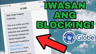 TIPS KONG PAANO MAG UNBLOCK NG GLOBE SIM | BEST TRICKS 2021