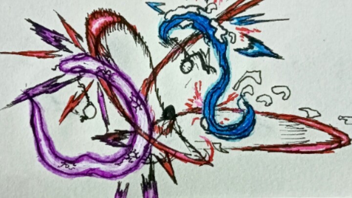 Trình diễn vẽ tay stickman: “Trận chiến Muichirō (phần đầu)”