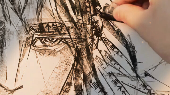 Đừng ăn cắp tranh nữa! Nhìn con bé bị dồn đến mức phải vẽ tranh có watermark này!