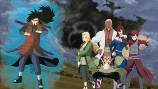 Madara vs 5 Kage #2