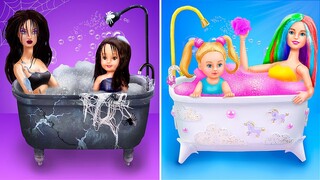 Gia Đình Cầu Vồng và Gia Đình Bóng Đêm / 10 Ý Tưởng Tự Làm Đồ Dùng Cho Búp Bê Barbie