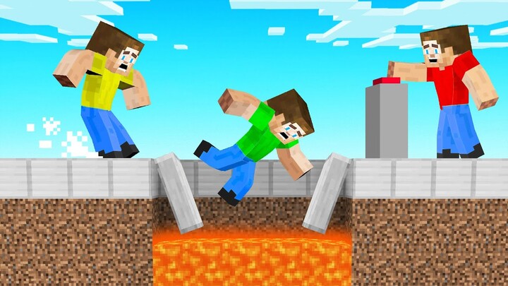 TROLLING My Friends In MINECRAFT! (Trappers Vs Runners)