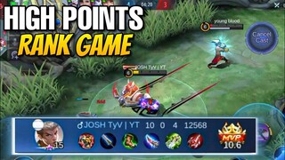 HIGHPOINTS AND HIGHRANK GAMEPLAY 2021 MLBB