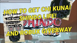 CHI KUNAI SPAWN LOCATION (CHAKRA KUNAI) HOW TO GET CHI KUNAI SHINDO LIFE