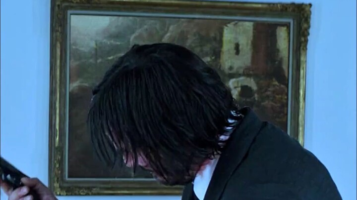 Why does John Wick always let out a “yah” in his movies?