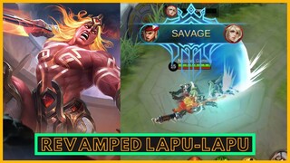 LAPU LAPU REVAMP | LAPU LAPU INSANE NEW SKILLS MOBILE LEGENDS