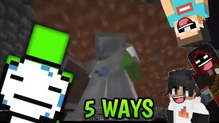 5 Ways to kill Dream in Minecraft Manhunt (Easy??!!!)