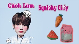 Cách làm squishy giấy BTS - squishy giấy BTS 3D - Tự làm squishy giấy BTS