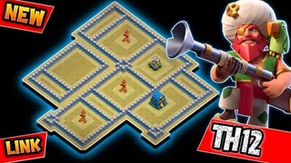 NEW TH12 WAR BASE WITH LINK + REPLAY PROOF | BEST TH12 CWL BASE | CLASH OF CLANS