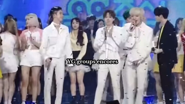 Trình độ encore của công ty YG