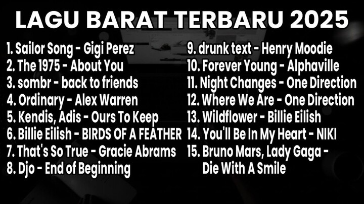 LAGU BARAT POPULER 2025