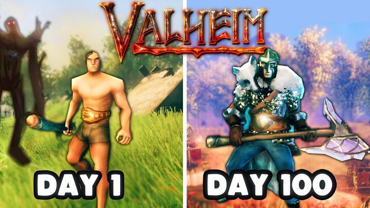 I Survived 100 Days in Hardcore Valheim... Here's What Happened..