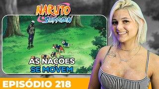 NARUTO SHIPPUDEN - EPISODIO 218: A VOLTA PRA VILA! [REACT]