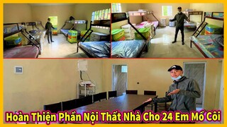 Quanglinhvlogs || Hoàn Thiện Nội Thất Cho Nhà Tình Thương - Nơi ở Của 24 Em Mồ Côi Trong Tương Lai