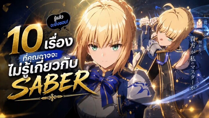 10 เรื่องที่คุณอาจจะไม่รู้เกี่ยวกับอาเทอเรีย เพนดราก้อน Saber