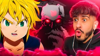 MELIODAS VS DEMON KING! | Seven Deadly Sins Season 4 Episode 8 REACTION