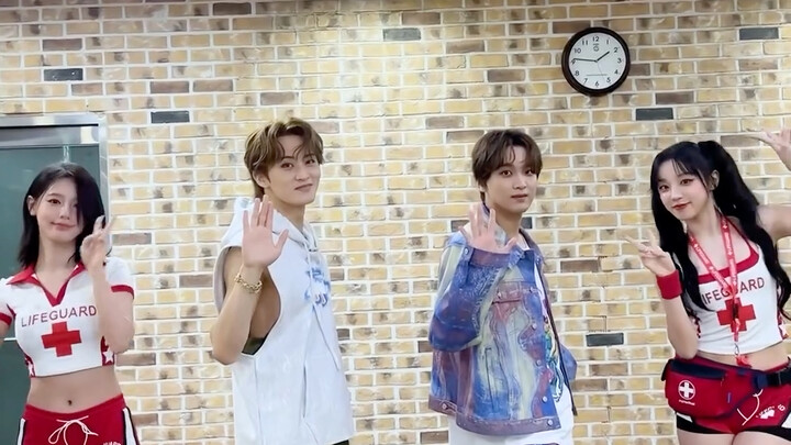 【Song Yuqi】Tantangan Klaxon bersama Lee Mark dan Lee Kean dari NCT127