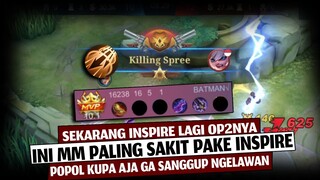 MM PALING NGERI PAKE SPELL INSPIRE 2022 | POPOL KUPA PUN GAK BERDAYA NGELAWAN HERO INI | MLBB